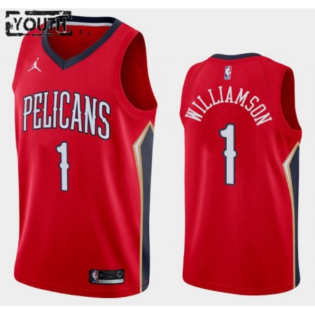 Kinder NBA New Orleans Pelicans Trikot Zion Williamson 1 Jordan Brand 2020-2021 Statement Edition Swingman